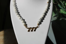 Load image into Gallery viewer, Angel Number Necklace - Howlite 777