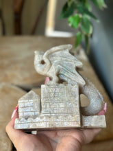 Load image into Gallery viewer, Moonstone Dragon Carving