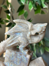 Load image into Gallery viewer, Moonstone Dragon Carving