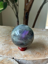 Load image into Gallery viewer, Purple Labradorite Sphere