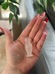 Clear Quartz Standing Goddess