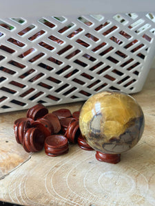 Wooden Sphere Stand