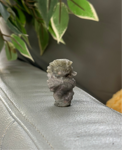 Standing Seahorse - Purple Labradorite