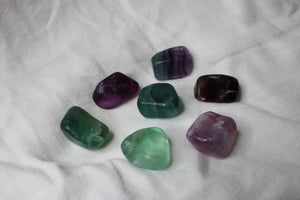 Rainbow Fluorite Tumble - Medium