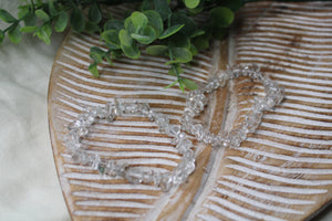Clear Quartz Chip Bracelet